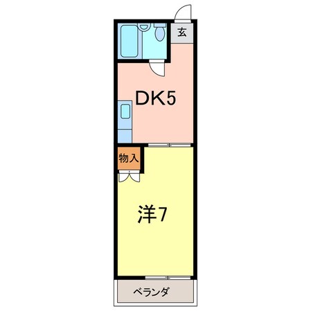 グリーンガーデンの物件間取画像